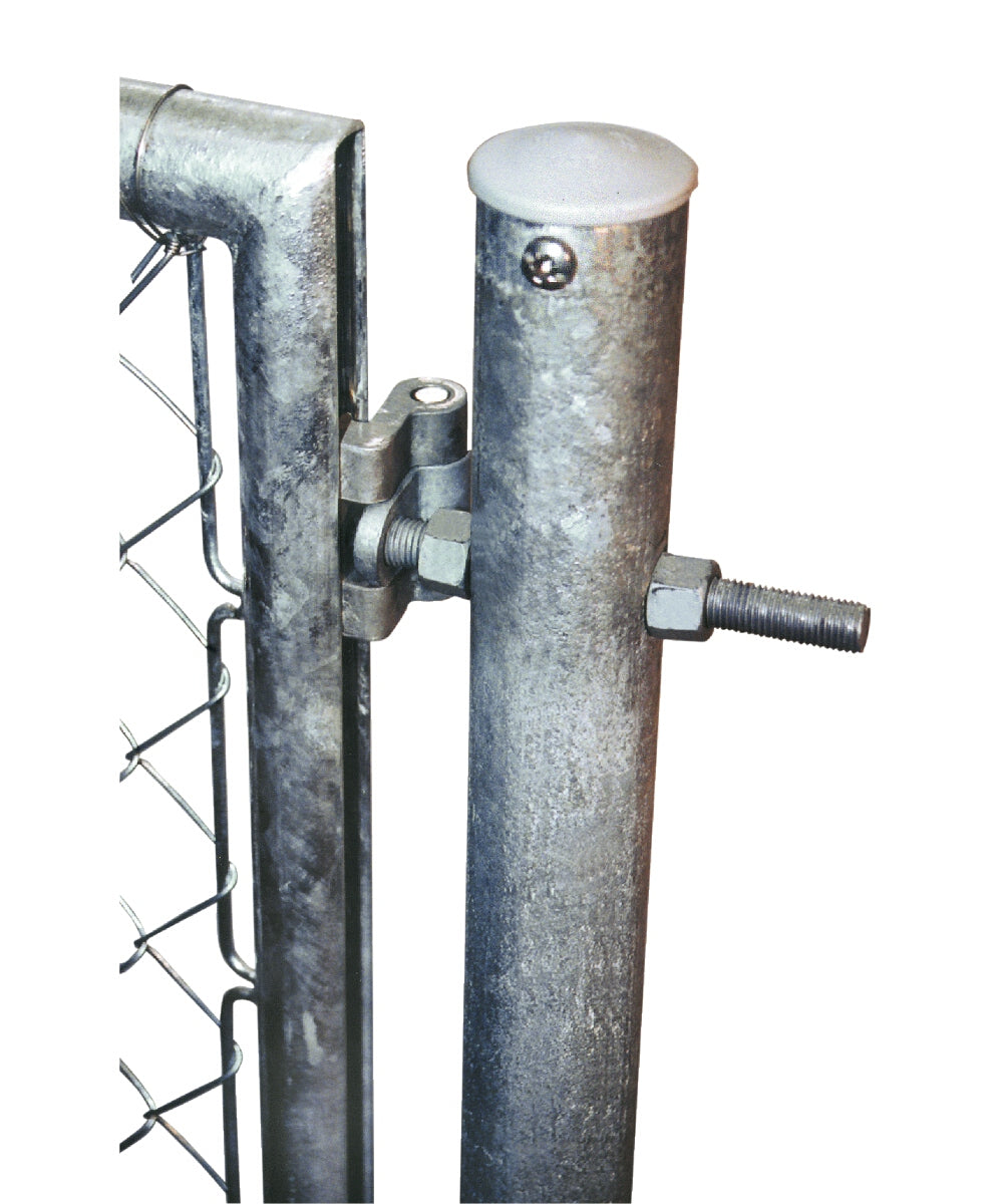 Türe zweiflüglig mit Rundrohrrahmen, feuerverzinkt