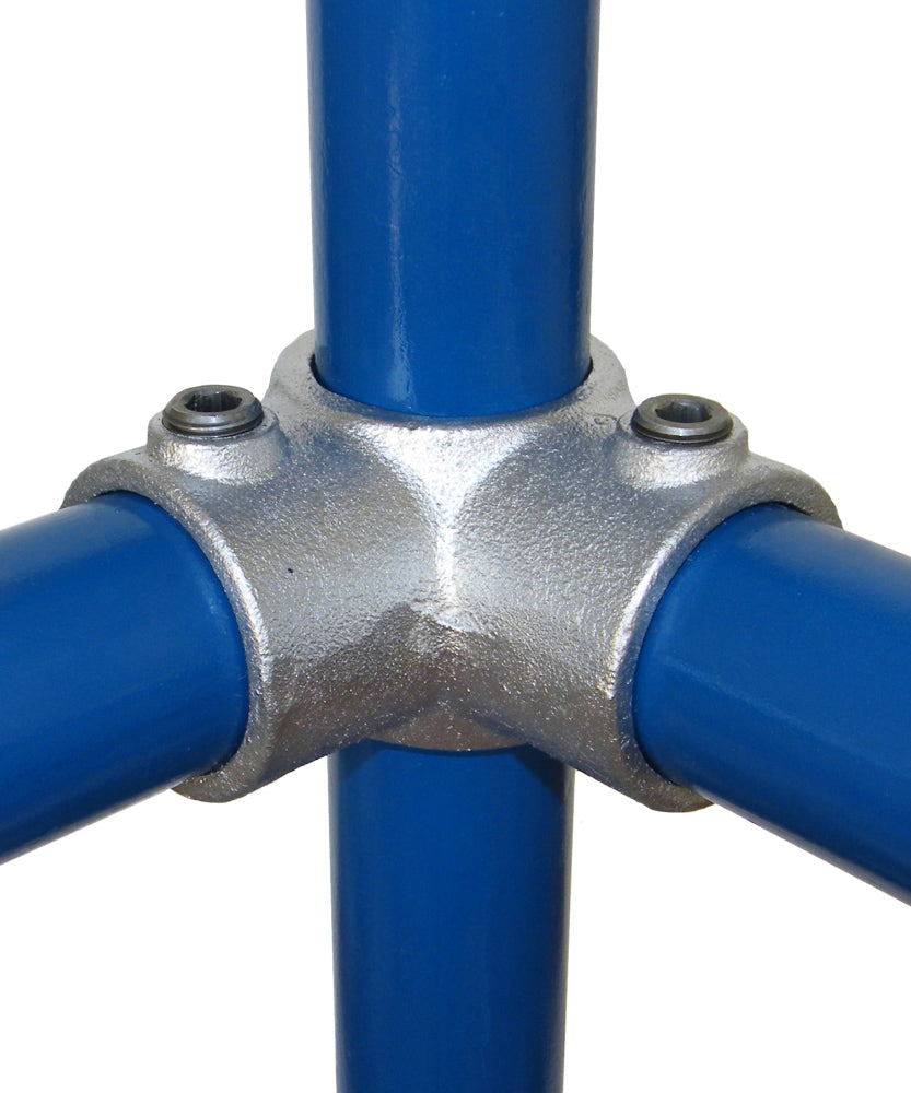 Eckverbinder 90° 2 End, 1 Durch