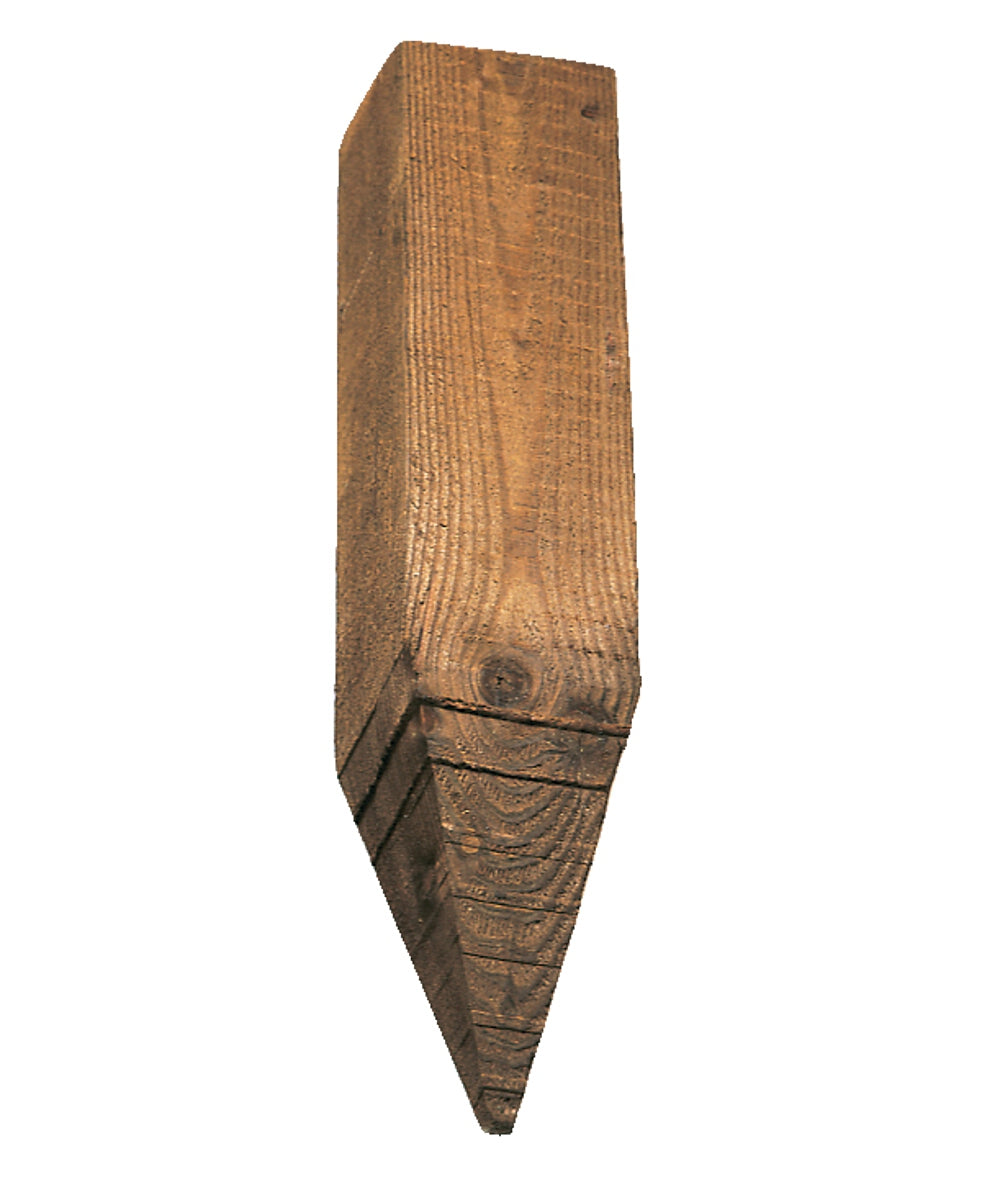 Bodenpfahl in Lärche zu Streben, druckimprägniert