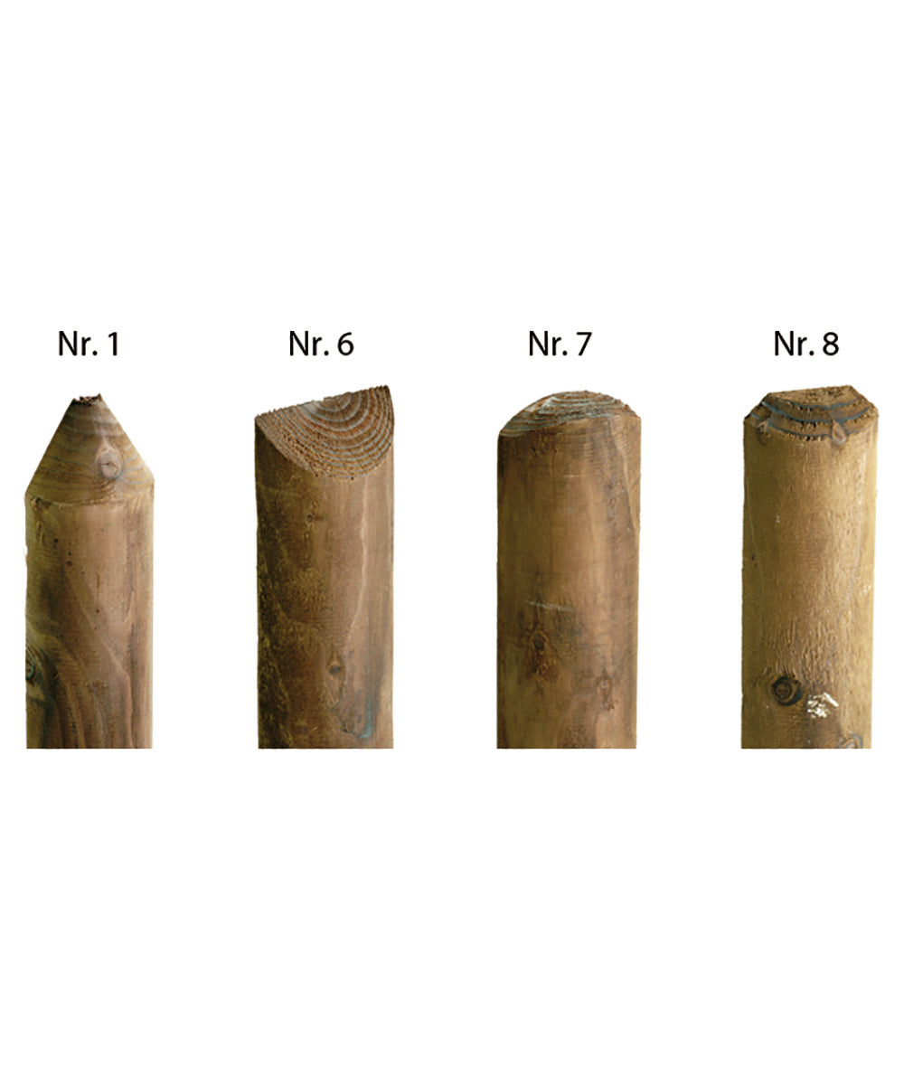 Einzel-Palisade, druckimprägniert