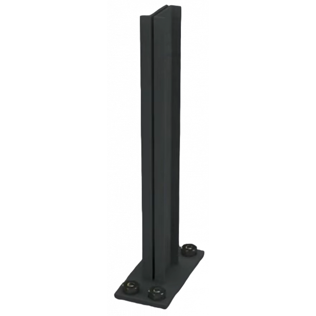 Plaque de base anthracite, y compris Capuchon