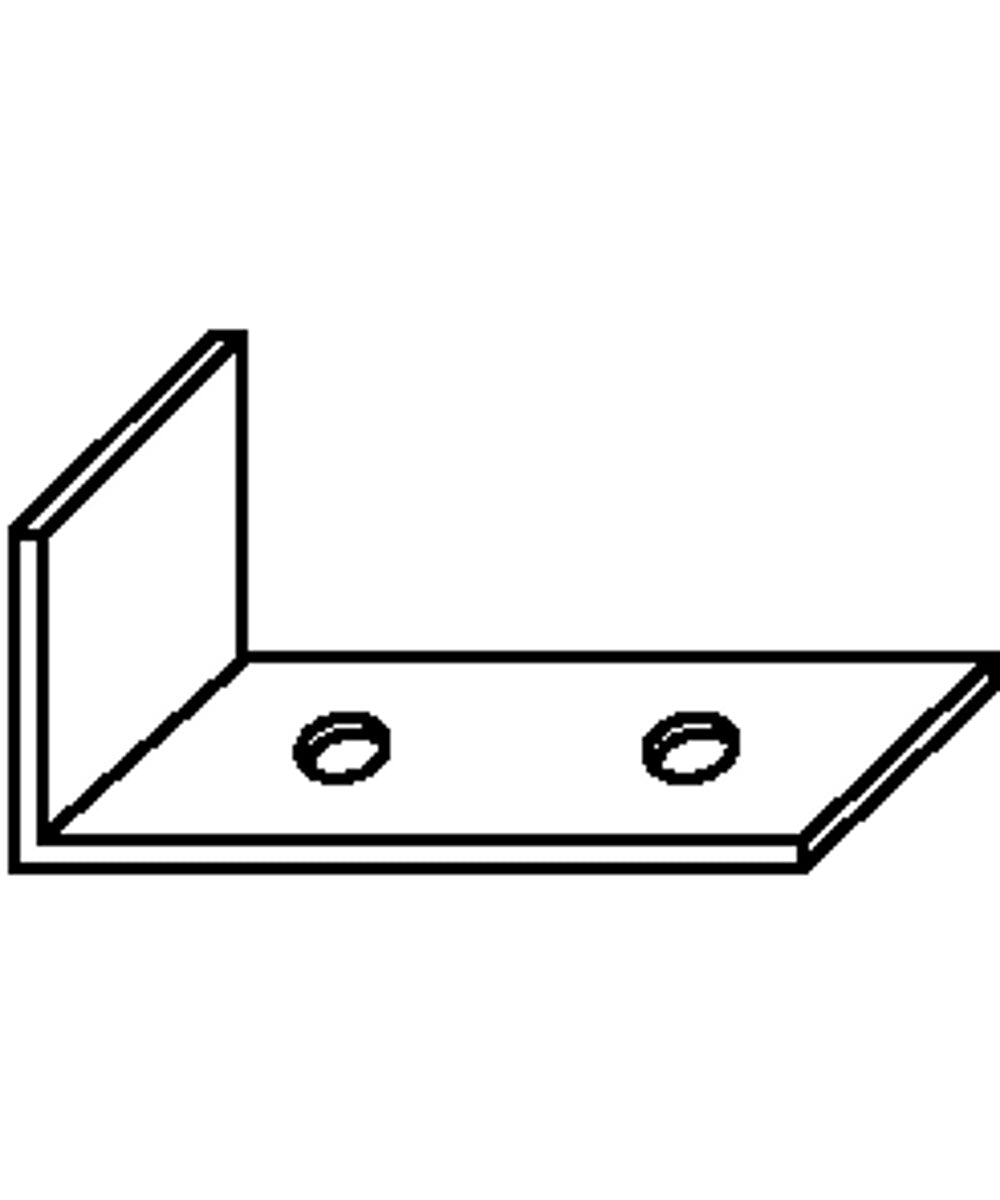 Angle de contrefiche galvanisé