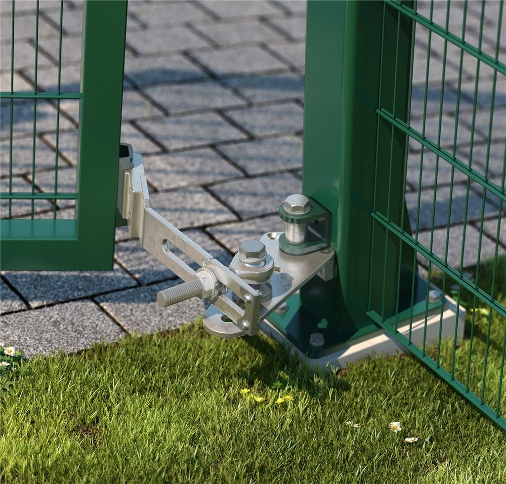 Charnière à 180° pour les portails installés en pente EXCENTRO