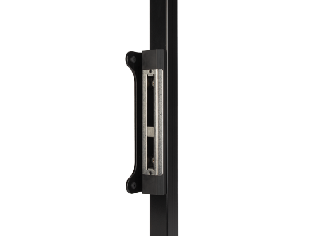 Gâche en applique en acier inoxydable pour serrures à encastrer