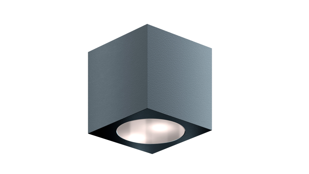 Éclairage murale cubique au design architectural Helios Cube