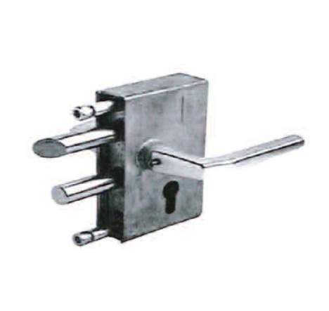 Drückerschloss für Sicherheitszylinder Ø 17 mm