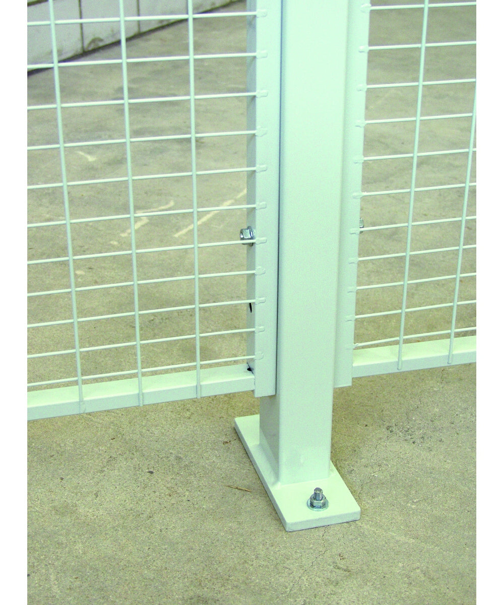 Cloison en treillis soudé élément pied de sol