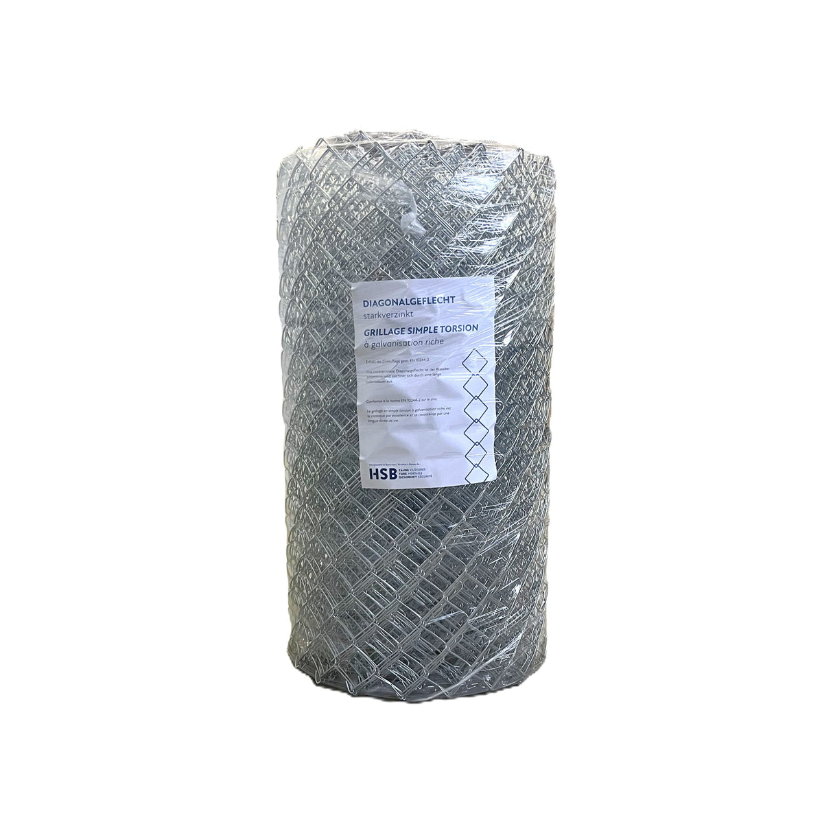 Diagonalgeflecht starkverzinkt, Masche 40 mm