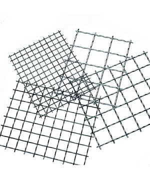 Grillage ondulé en fil de fer rond clair