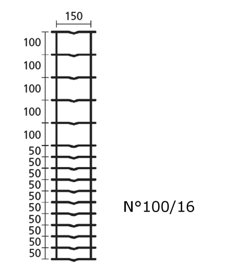 Treillis noué Ursus léger Zincalu