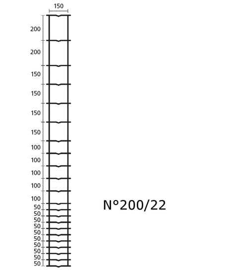 Treillis noué Ursus léger Zincalu