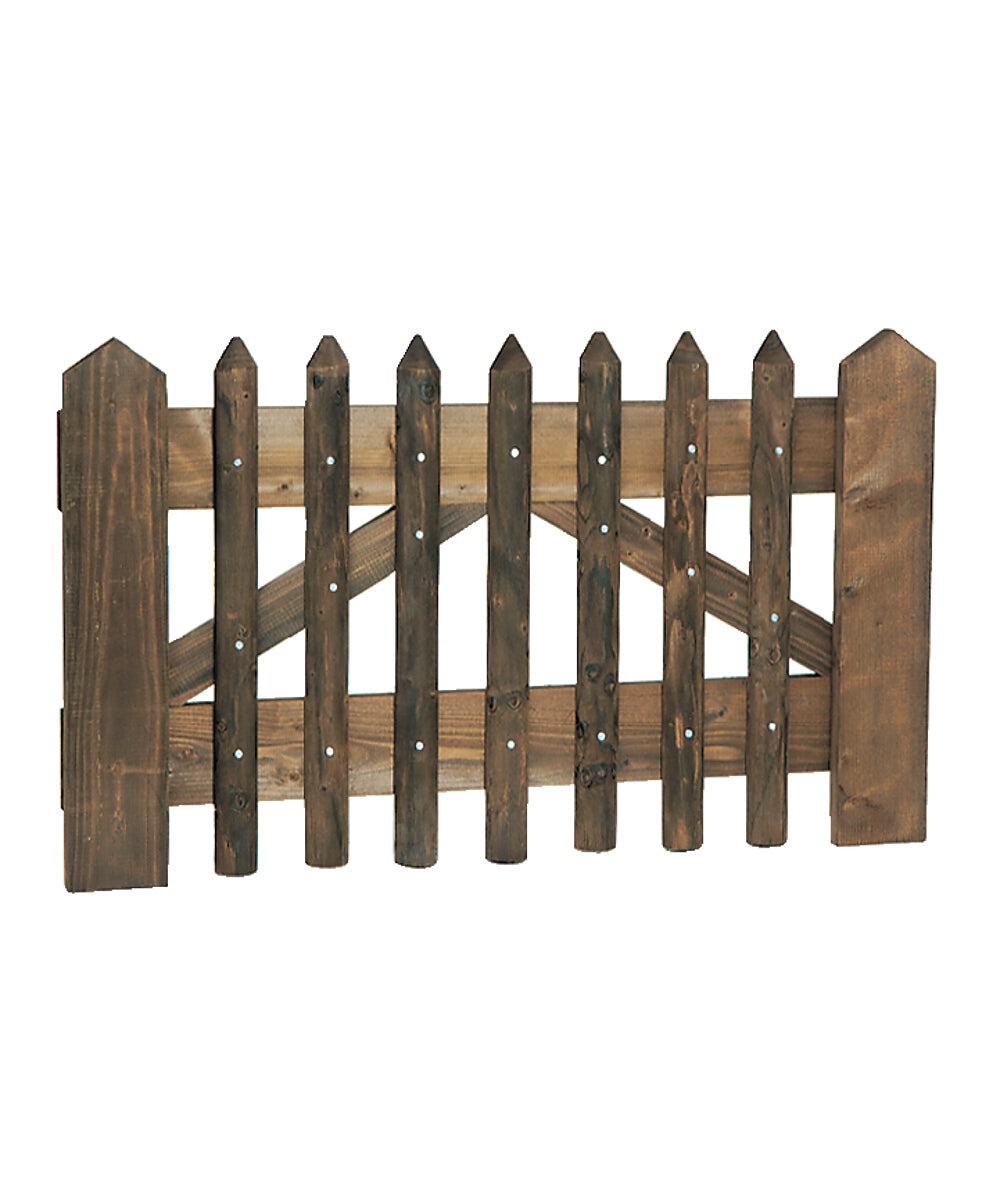 Palisadentüre einflüglig, druckimprägniert