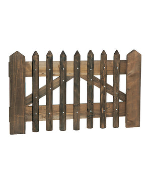 Palisadentüre einflüglig, druckimprägniert