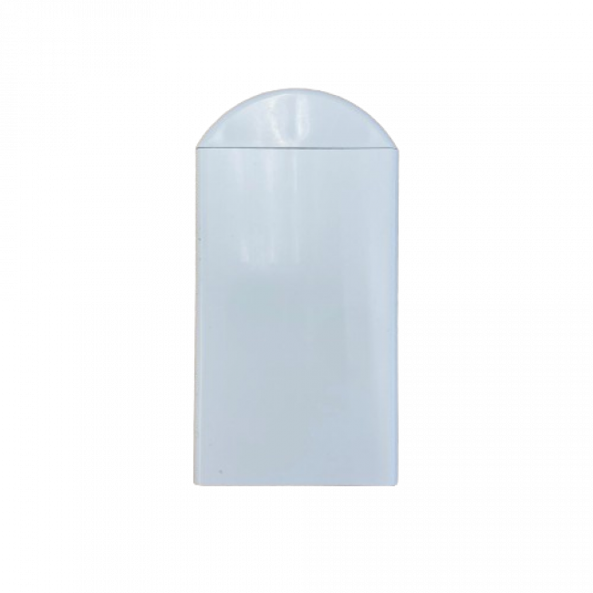 Latte en plastique PVC blanc