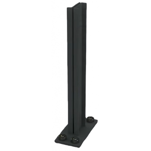 Fussplatte anthrazit inkl. Abdeckkappe