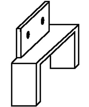 Support de contrefiche galvanisé