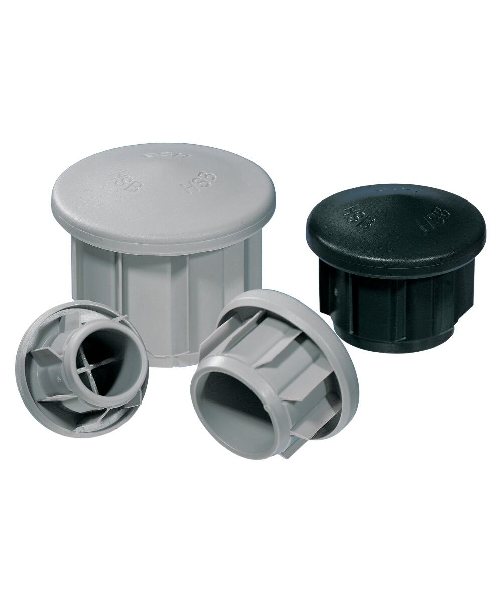 Rundrohrkappen aus Kunststoff