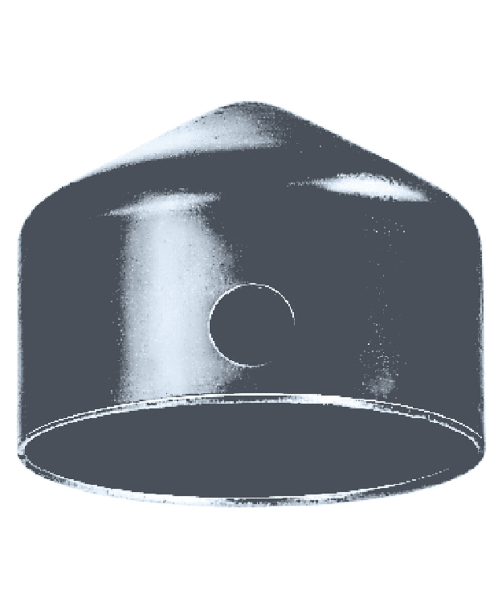 Rundrohrkappen aus Aluminium