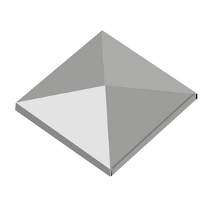 Rohrkappen quadratisch rostfrei