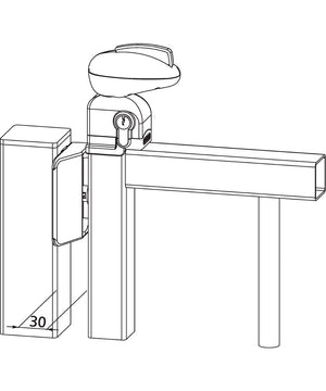 Serrure pour piscine avec Gâche