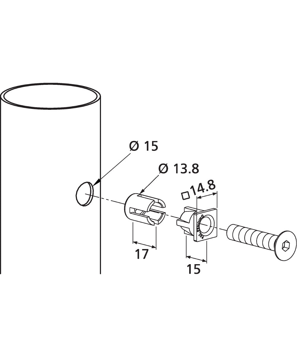 Fixations Quick-Fix pour gâche de fermeture