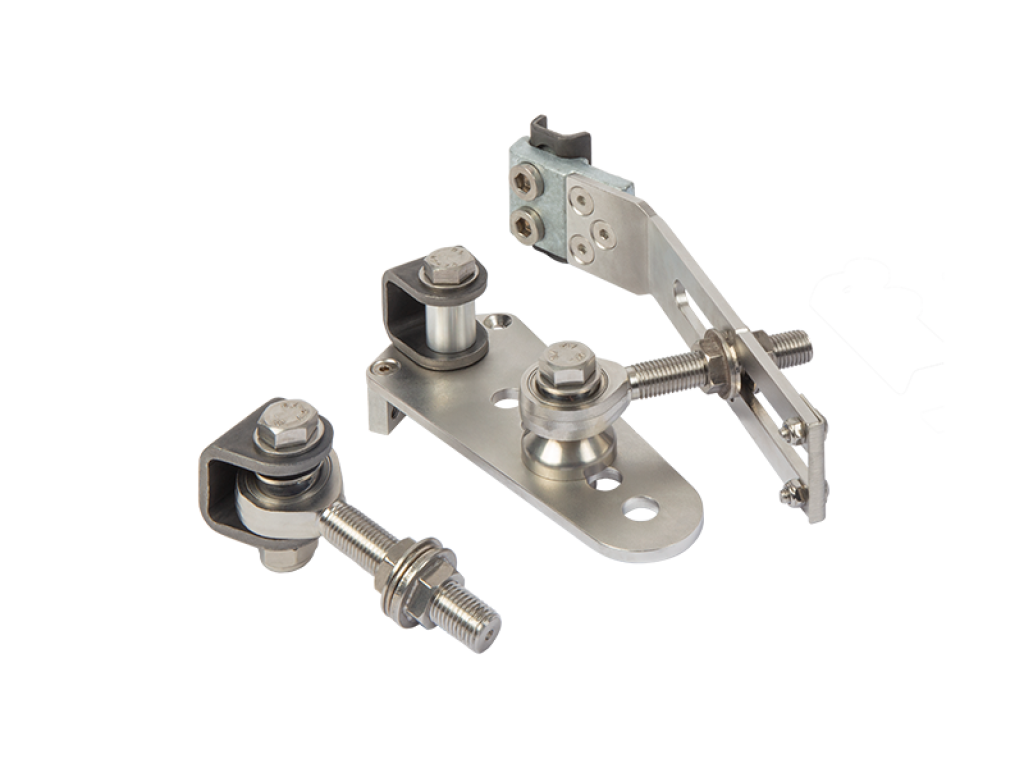 Charnière à 180° pour les portails installés en pente EXCENTRO
