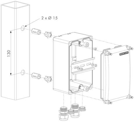 Powerbox - Boîtier de transformateur PB-1