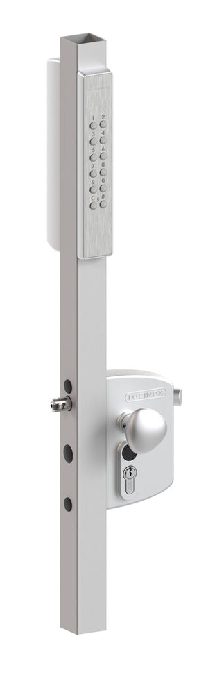 Serrure rapportée avec clavier VOLTA externe alimentée par batterie d'un seul côté