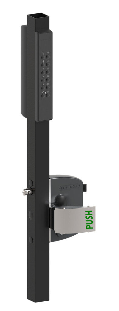 Serrure rapportée avec clavier VOLTA externe alimentée par batterie d'un seul côté