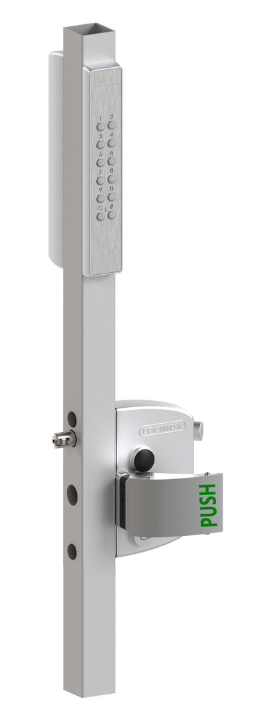 Serrure rapportée avec clavier VOLTA externe alimentée par batterie d'un seul côté