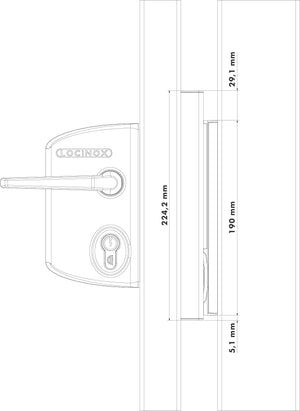 Plaque de protection pour gâche en applique