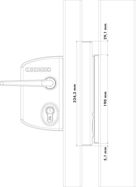 Plaque de protection pour gâche en applique