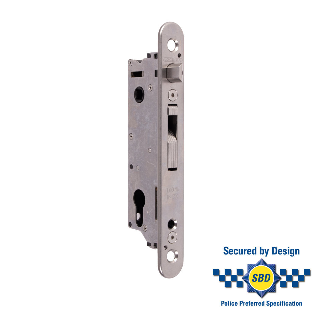 Serrure à encastrer Fiftylock avec entraxe de 30 mm pour profilés de 50 mm