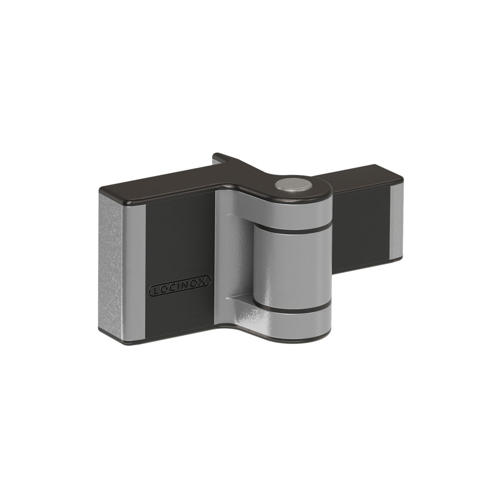 Charnière en applique design à visser, ouverture 180° et réglable sur 2 dimensions PUMA