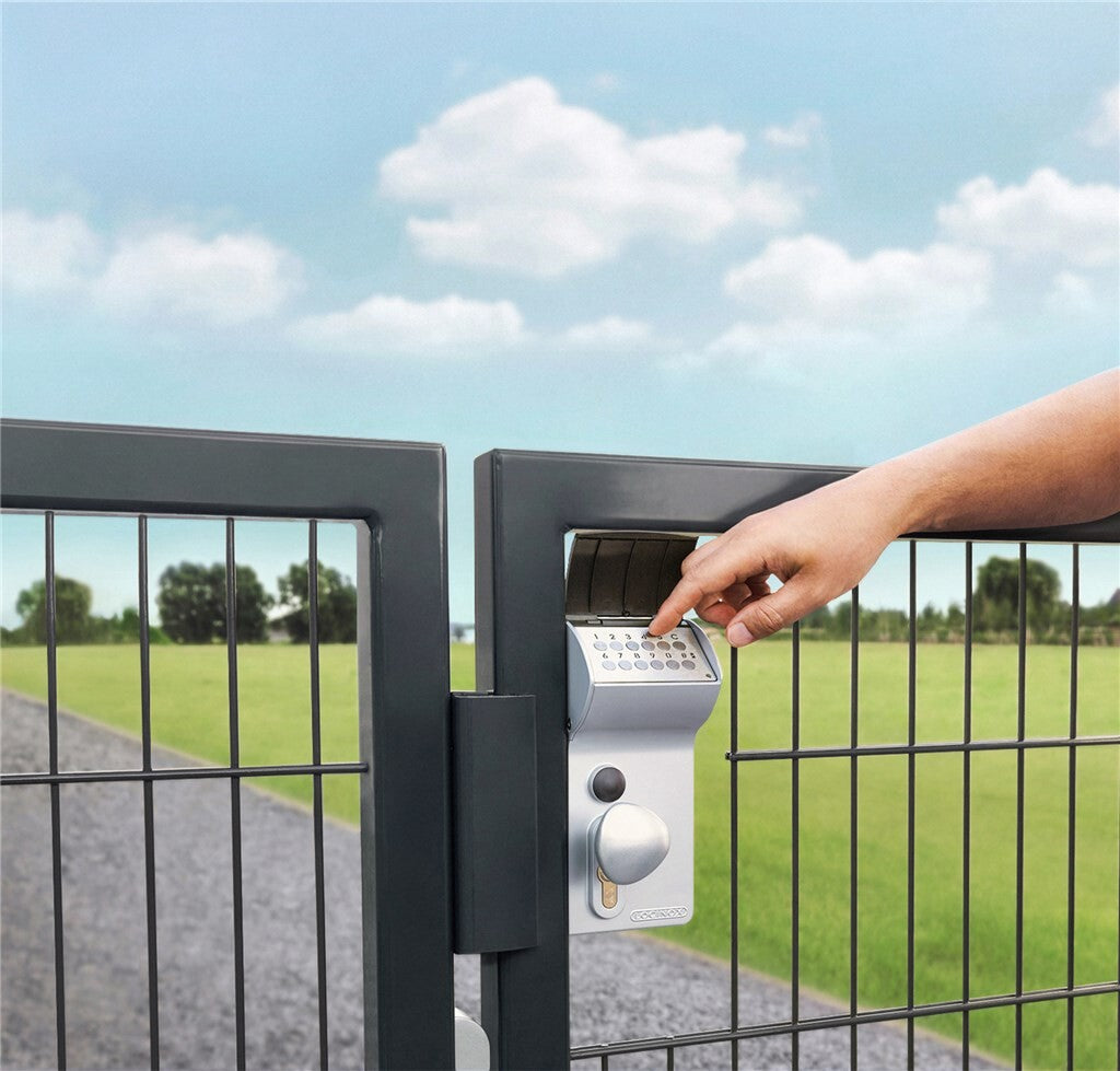 Serrure en applique à code électronique sur batterie VALENTINO