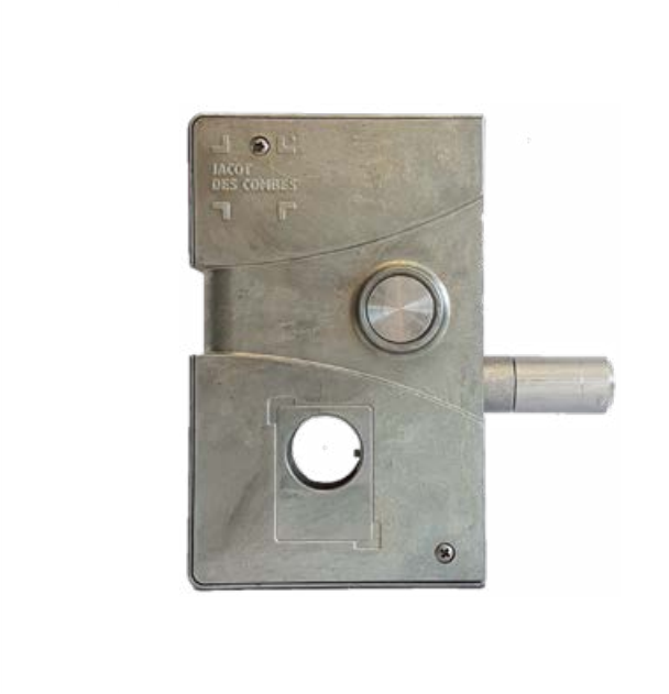 Serrure sans poignée, pour cylindre de sécurité Ø 22 mm