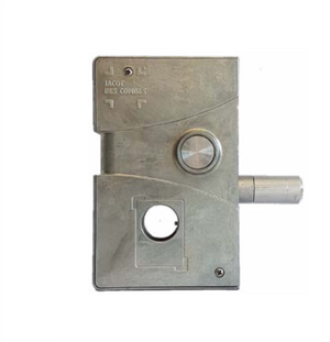 Serrure sans poignée, pour cylindre de sécurité Ø 22 mm