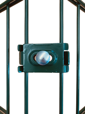 Eckverbinder für Doppelstabgitter 75x40x3 mm