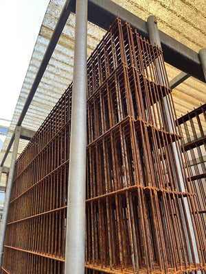 Grille de clôture à double fils clair