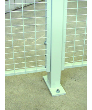 Cloison en treillis soudé élément pied de sol