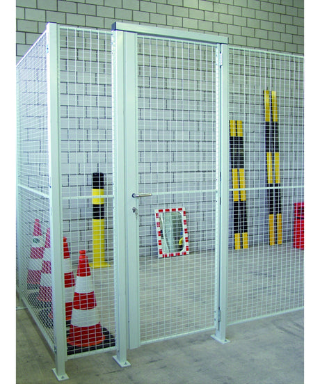 Gittertrennwand Türe einflüglig