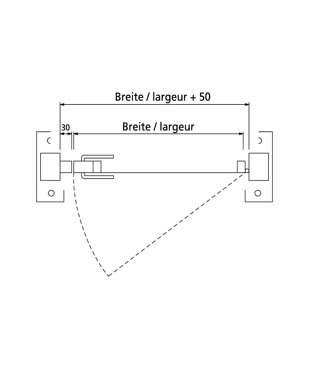 Cloison en treillis soudé porte à un seul vantail